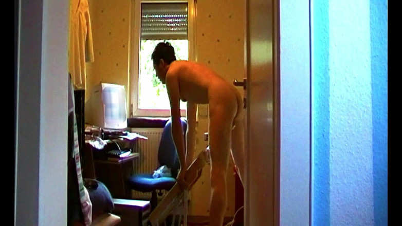 Mark Hannes: Fleshlight Pussy Stand Fuck Masturbation in Front of Window