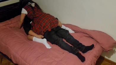 Astrid Cute: Home Video with My Big-assed Stepsister in Her Room!! Fucking...