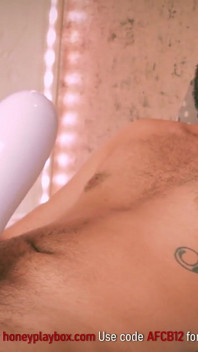 Big Uncut Cock Latino Tests Honeyplaybox Kai2 Automatic Masturbator Intense Cumshot