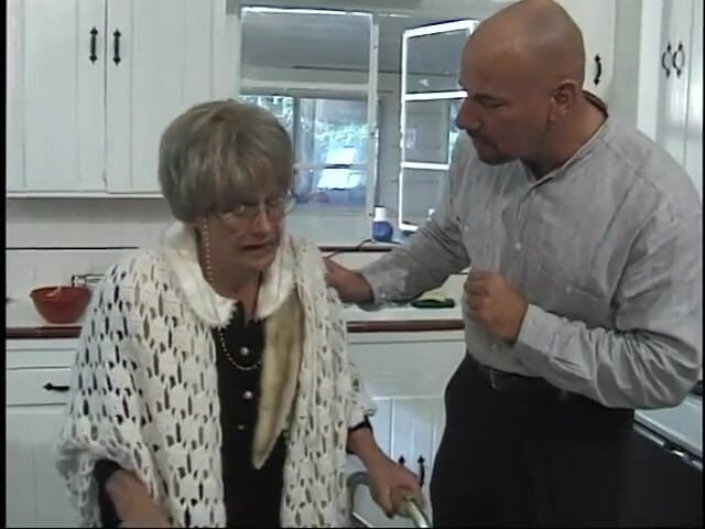 Meet my Pussy: Horny granny knows pretty well how to handle gang bang