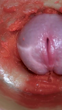 Camera Inside Deep Pussy Captures Huge Ejaculation of Sperm 4K