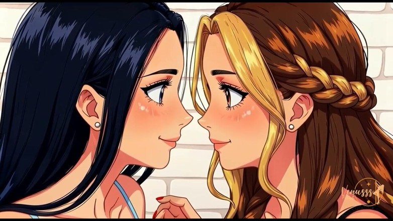 Venusss fetish: Venus and Yessika in Hot Tit Worship! Hentai Fetish