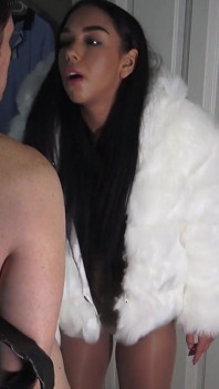 Boot Cum Slave Milked on the White Boots!