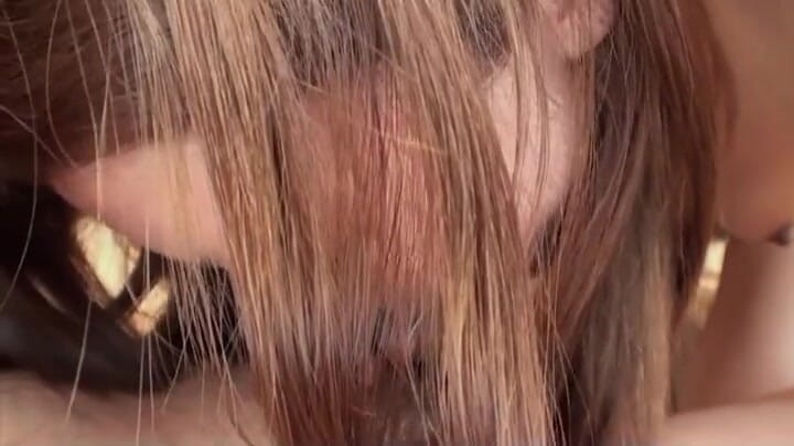 Time To Jerk Off: Japanese babe blows warm cum out of big cock