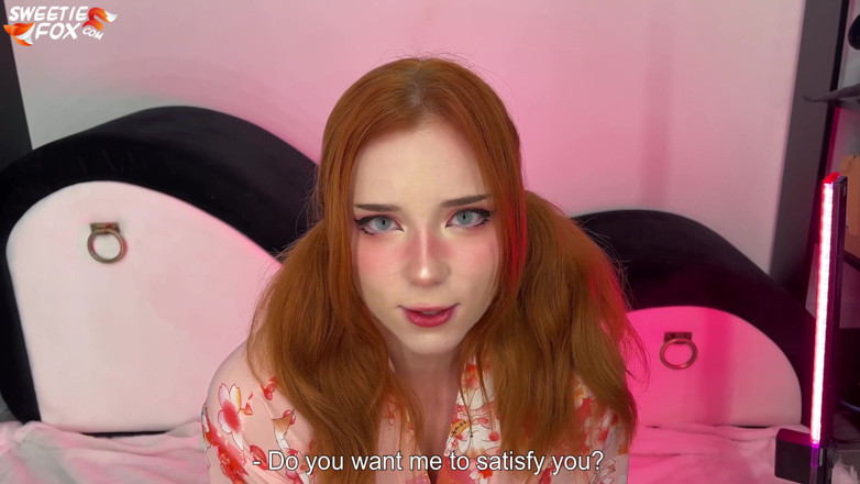 Sweetie Fox: Joi blowjov from slutty redhead who loves swallow cum
