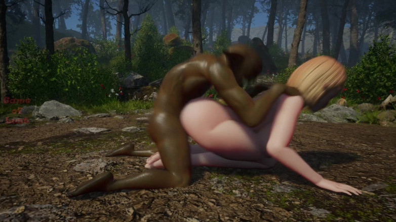 Game of Lust 3D: Gol 3D Elf Nun Fucked Hard Doggy Style by Horny Goblin
