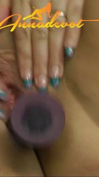 Close-up Masturbating the Freshly Shaved BBW Cunt - I'm Just Ratty Every Day and Need It Several Times a Day.