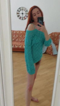 I Knitted Myself a Top and a Sweater, Bragging 2