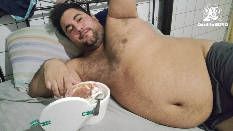 Gordito33PIG: Fett, Eiscreme und Sperma