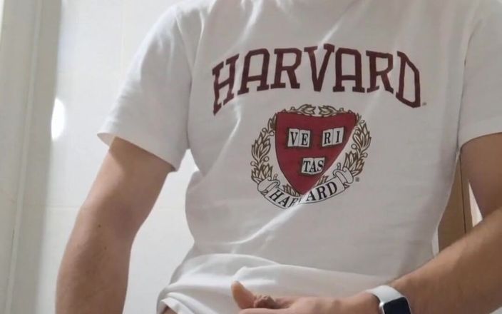 The college boy: A Big Cumshot