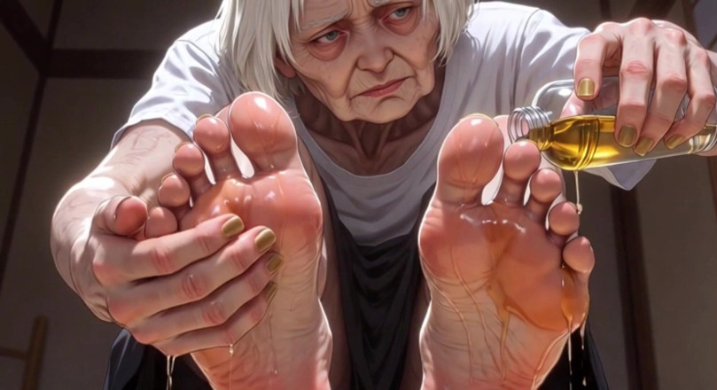 YOUR BEST FANTASY: Pijat minyak kaki sensual nenek 87 tahun - kaki &amp; kuku yang indah