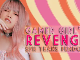 Rache des gamer-mädchens: SPH trans domina