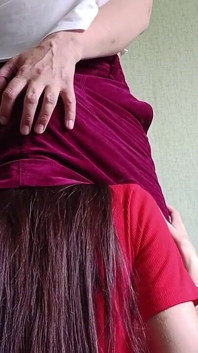 Ateşli üvey annemin amını yalıyorum