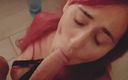 Sex Travelers: Kızıl saçlı genç kızın en iyi amatör oral seksi