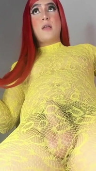 Người mẫu chuyển giới Colombia Fat White Cock