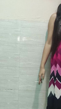 Desi Indian Step Father Punishes His Young Step Daughter After He Sees Her Smoking Alone