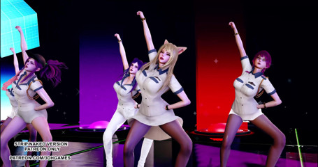 3D-Hentai Games: Itzy - Wannabe hot kpop dance KDA Ahri Akali Kaisa Evelynn...