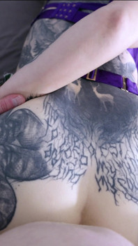 Hard Anal for Tattooed Slut Who Loves Getting Used.