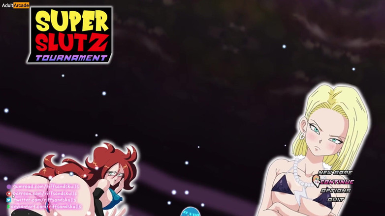 LewdArcade: Permainan seks parodi boll z parodi - kejohanan z super perempuan...