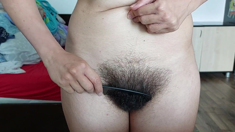 Amateur_MS: Hot Stepmom Shower Hairy Pussy, Hairy Ass, Big Ass, Big...