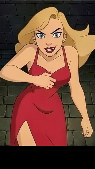 Lady in Red (Gagged AI Cartoons)