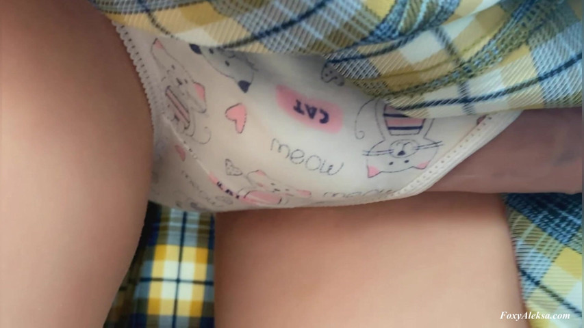 Public Sex Under Skirt in Bus (Foxy Aleksa)