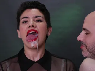 Hot Cum Dripping From Mouth