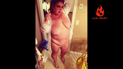 Liz Heat: クロッグヒールとランジェリーで成熟したホットワイフがマスターベーションをする