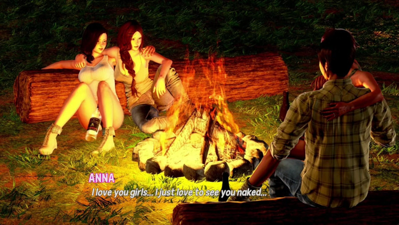 HotSummer117: Max's Life Stagione 3 Episodio 223 Orgia di camp con 3 bellissime MIlf