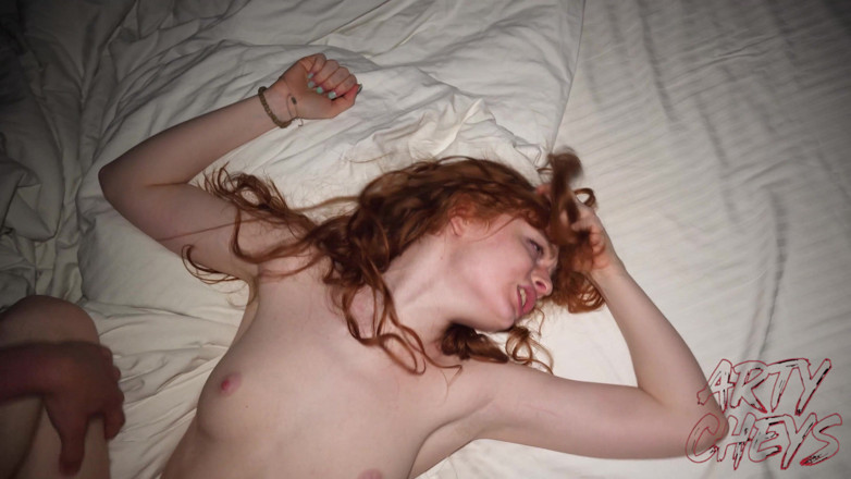 Bymyfans: Crystal White Skin, Redhead, Pink Pussy Girl Gets Fucked Hard...