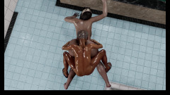 Why fuck so hard: 3D donnona bianca matura miLF stuzzica il vecchio grosso cazzo...