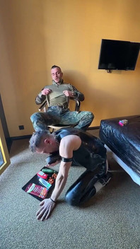 Worship His Boots, Slave!