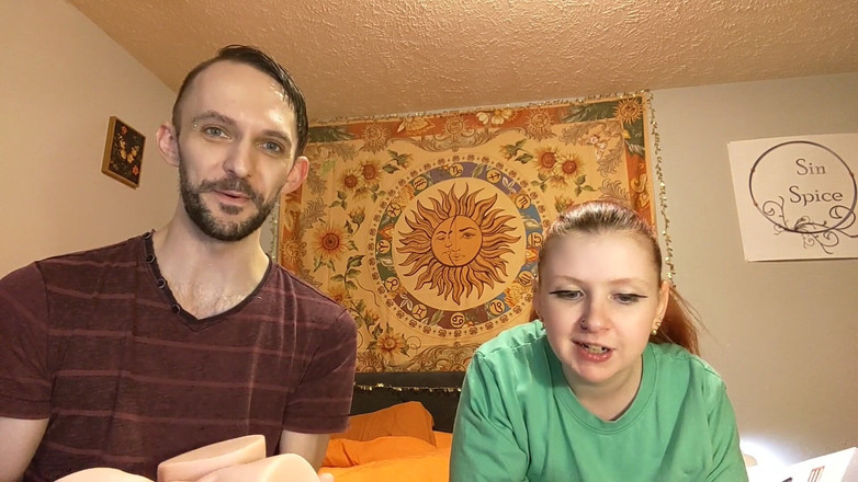 Sin Spice by Sophia Sinclair and Jasper Spice: Tantaly 5.5lb ženská torso sex panenka rozbalení a pár šukání