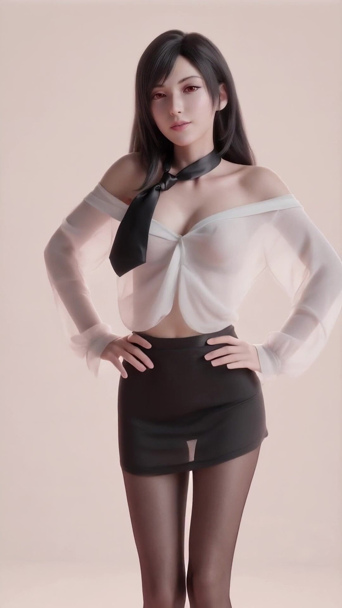 3D-Hentai Games: 티파의 자신감 넘치는 댄스(sistar - So Cool)