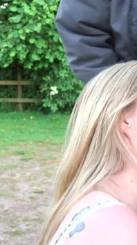 Dirty Dogging Teen Sophie Keegan Sucks off Perverted Older Swinger Guys in the Car Park