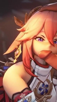 Yae Miko Worship's Your Cock and Kisses It Teasing You Genshin Impact 60 Fps HD