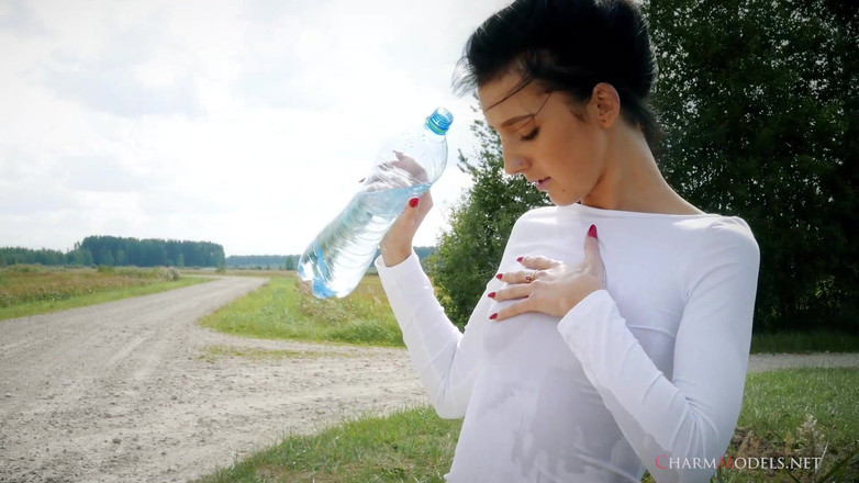 CharmModels: Sofia Z Mokré Mokré Mokré Mokré Mokré Tričko a Tvrdé...