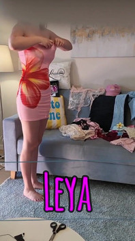 Incredibly Hot Sexy Cute Big Tits Beauty Leya Has Lots of Panties Lingerie Outfits to Try on with Nudity & Multiple Cameras