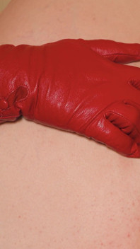 Dominant Red Whore Uses His Cock Then Kicks Him Out - Spit & Denial on Satin Bed