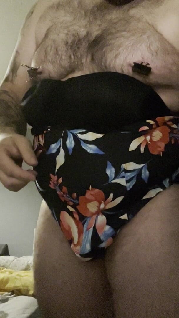 Shaun Cbt: Cock and Ball Bondage with Nipple Clamps and Crossdressing and...
