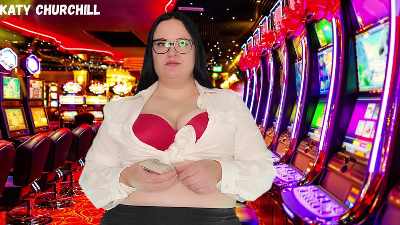 Katy Churchill: ぽっちゃり系カジノディーラーがカードゲームであなたのチンポをコントロール