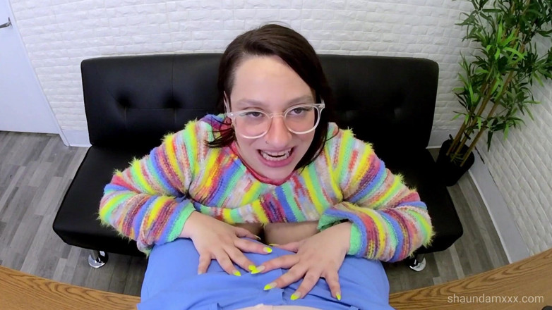 Shaundam: Big Boob Slut Sucks the Principles Big Black Cock