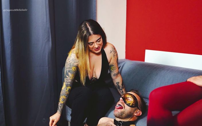 Empress Bella Sadic: Cinzeiro humano para dois dominantes