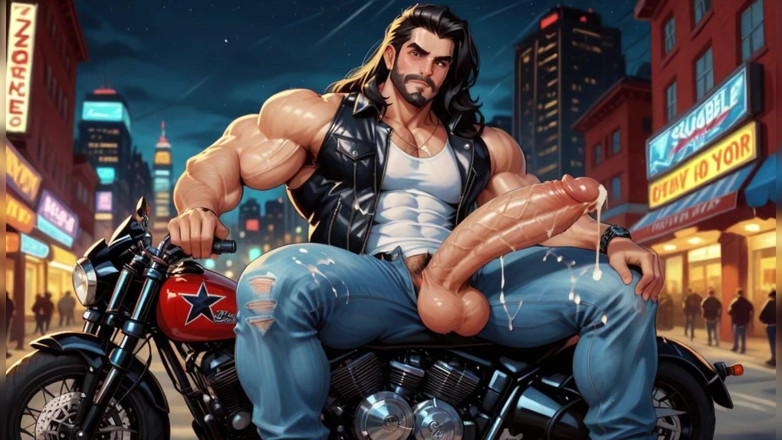 AI gay porn: Ai enorme pau gay porra