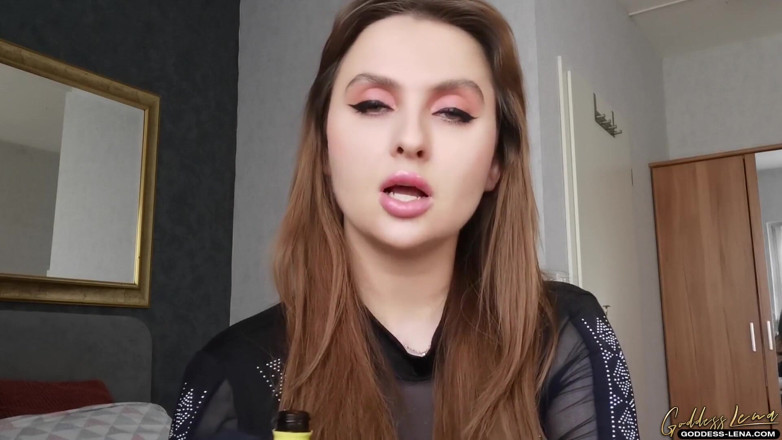 Goddess Lena: Cuckold cum eater