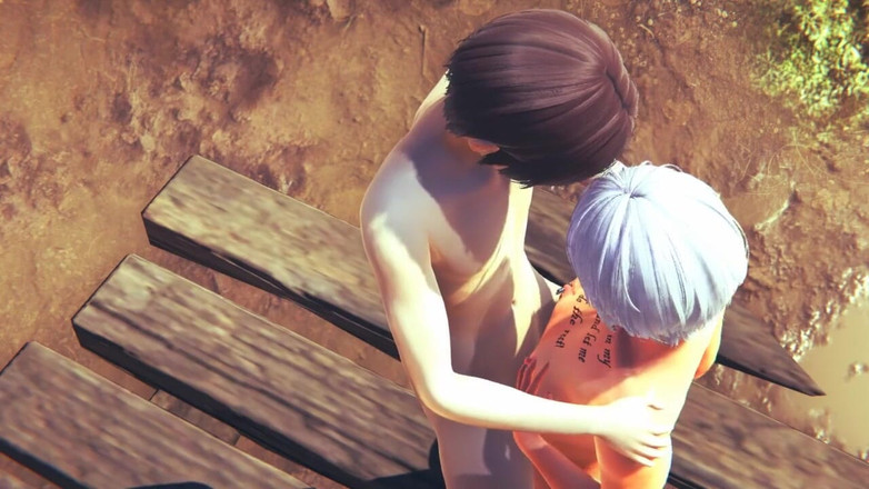 Yaoitube: Yaoi Femboy - dildo dubur berkilau dan buah dada