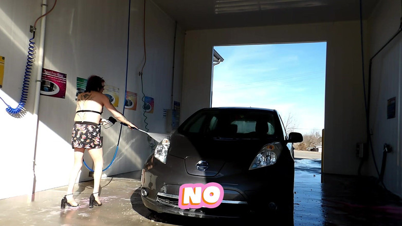 House of whorrors vault of darkness: Mistress Cy Car Wash Flash Tease, Then the Dirty Bitch...