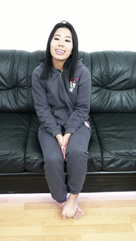 German Scout - Tiny 43kg Half Asian Teen Lore Pick up for First Time Casting Fuck