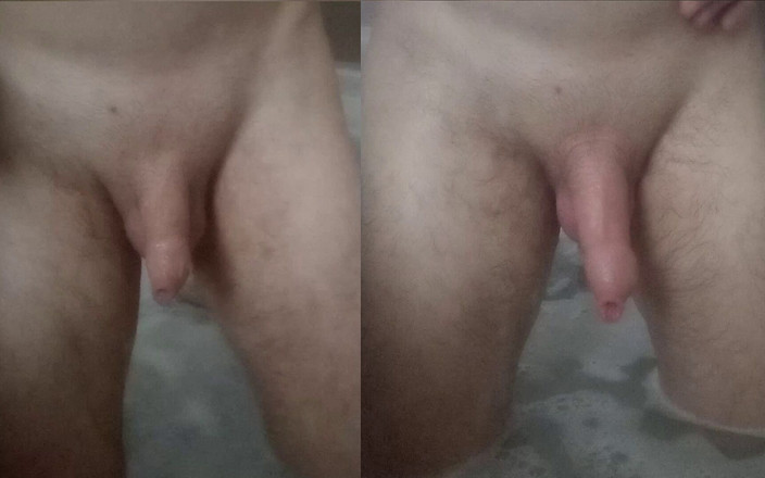 Jocum: 浴友放大鸡巴，测量之前和之后。