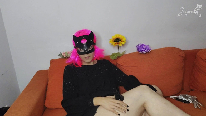 BigBoobCat: My Ultimate Fantasy: Velká přírodní prsa, maska kundičky a Sólo...